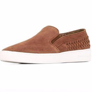 Michael Kors Stevie Brown Suede Sneaker